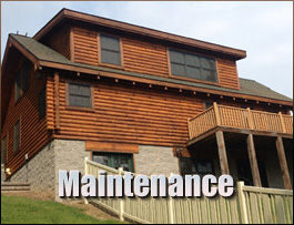  Wake Forest, North Carolina Log Home Maintenance